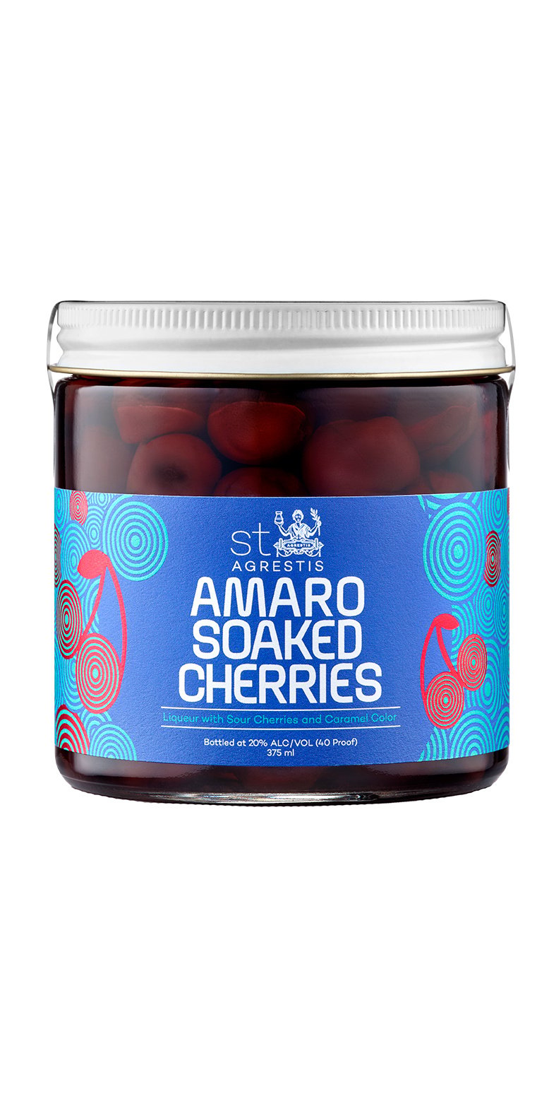 St. Agrestis Amaro Soaked Cherries 16oz
