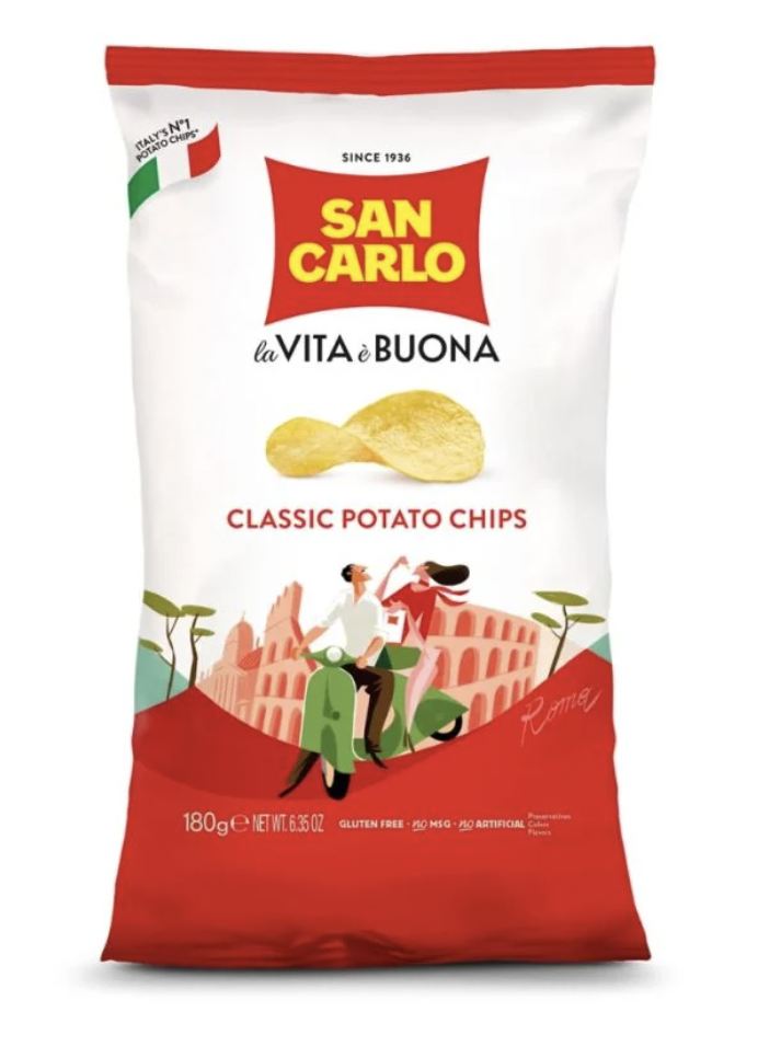 San Carlo Classic Potato Chips 6.35oz