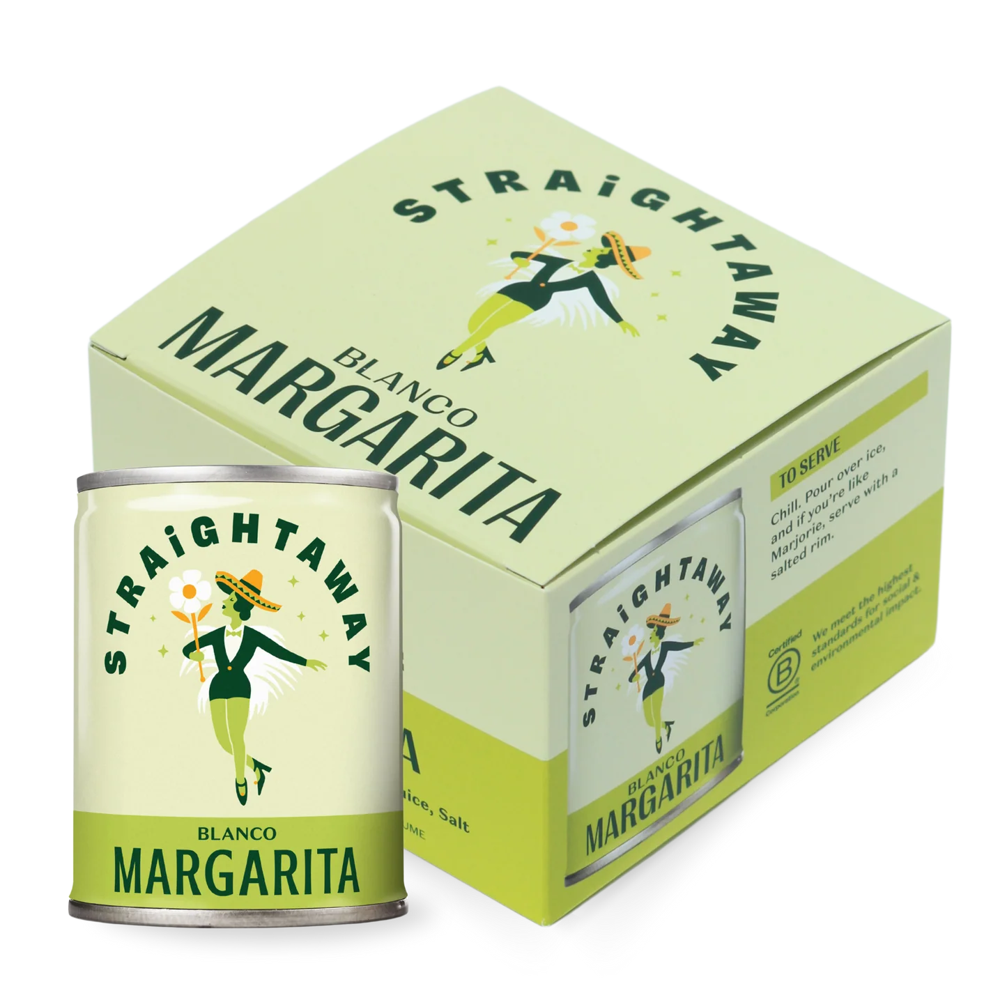 Straightaway "Blanco Margarita" 100ml 4pk