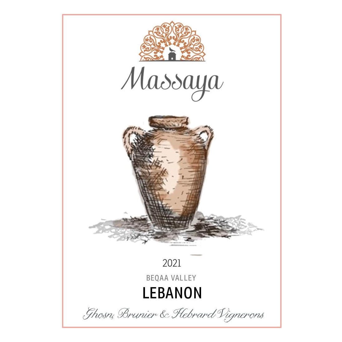 Massaya Orange Wine Mount Bekaa Valley Lebanon 2024 750ml
