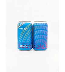 Marz "Gay IPA" Double Dry Hopped India Pale Ale with Lactose 12oz 4pk