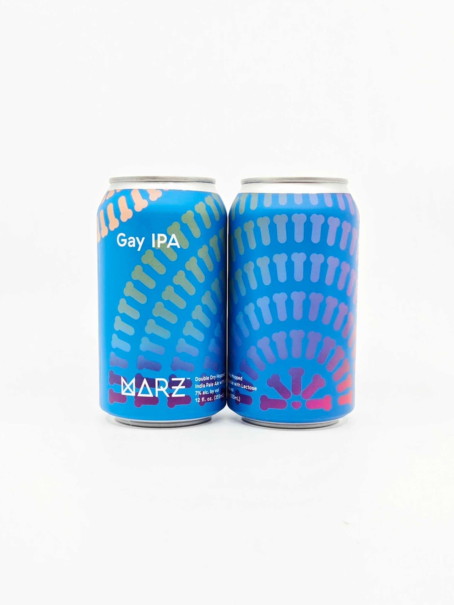 Marz "Gay IPA" Double Dry Hopped India Pale Ale with Lactose 12oz 4pk
