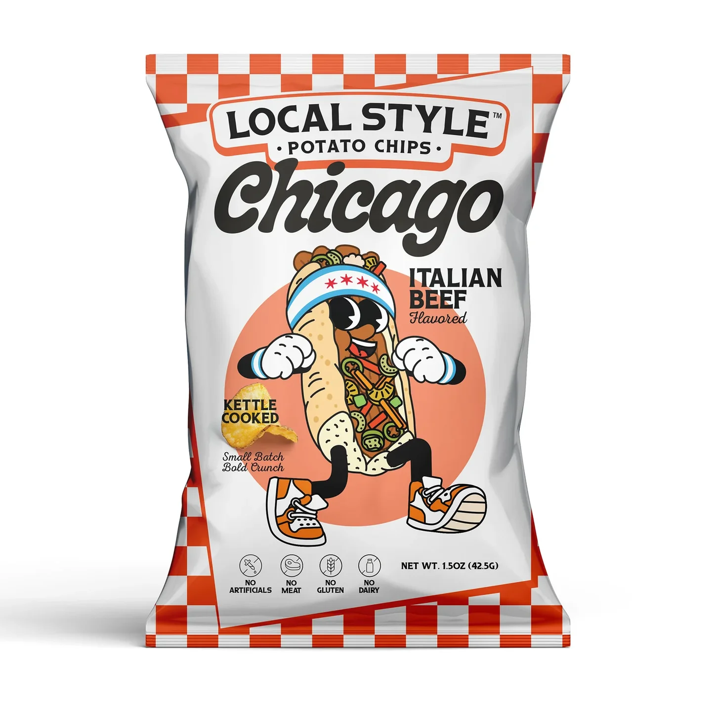 Local Style Potato Chips "Italian Beef" Potato Chips 1.5oz