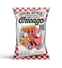 Local Style Potato Chips "Deep Dish Pizza Flavored" Potato Chips 1.5oz