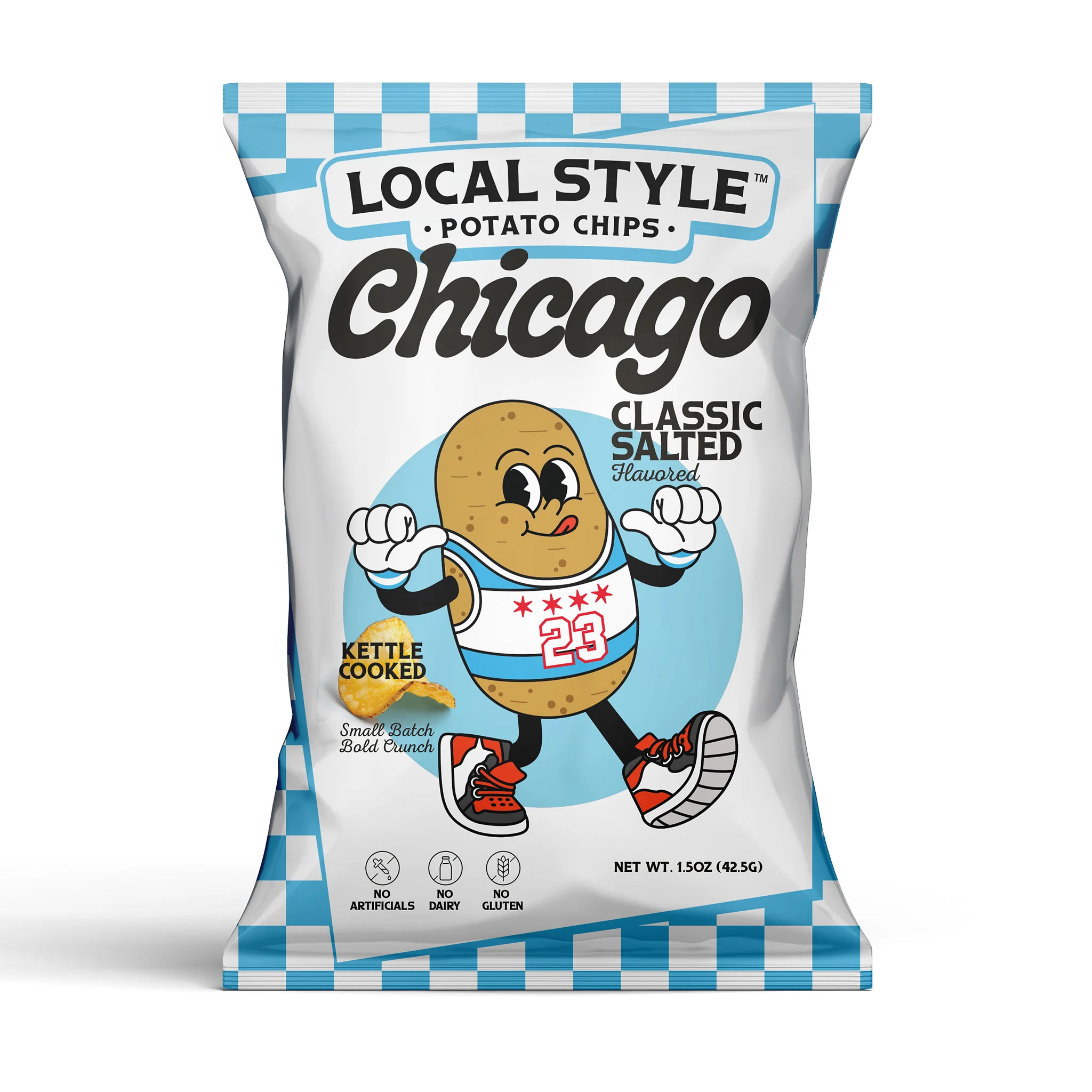 Local Style "Classic Salted" Potato Chips 1.5oz