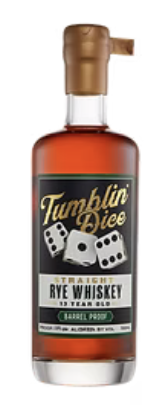 Tumblin' Dice 11 Year Straight Rye Whiskey Bottled in Bond 700ml