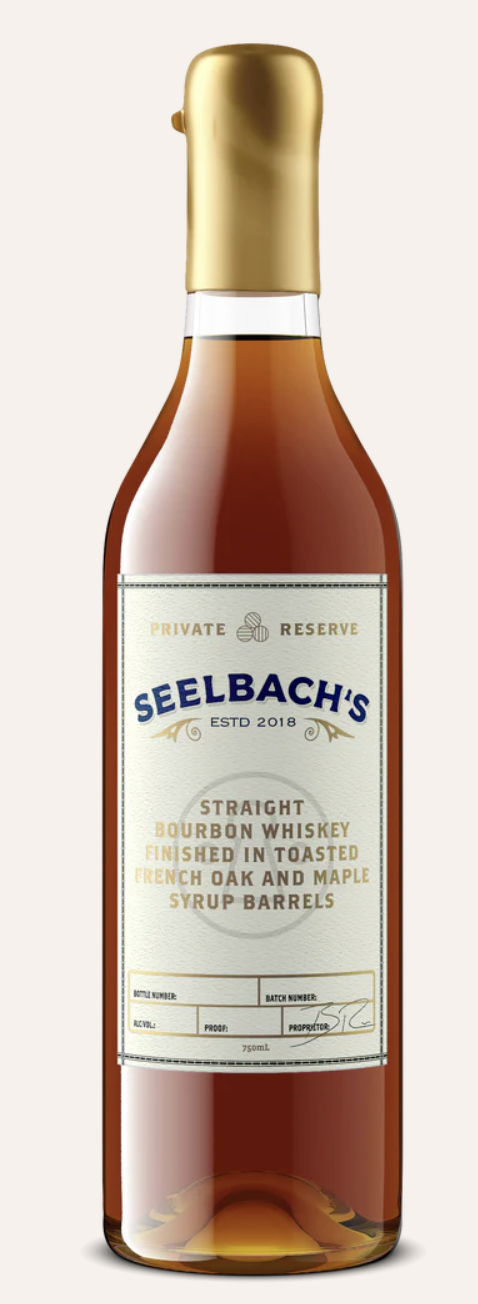 Seelbach's "Double Stacked" Straight Bourbon Whisky Finished in Maple Syrup Barrels 750ml