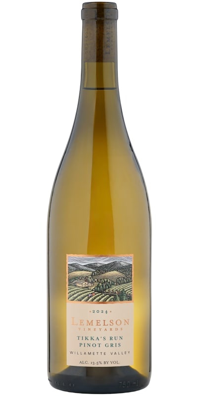 Lemelson Vineyards "Tikka's Run" Pinot Gris Willamette Valley 2024 750ml