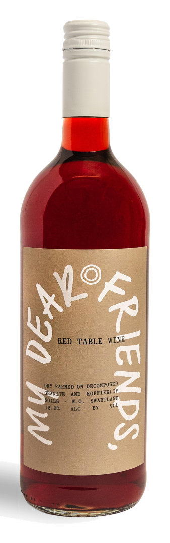 My Dear Friends, Red Table Wine Swartland 2024 1L