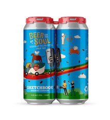 Scetchbook Brewing "Beer for the Soul" American-Belgo-Style Pale Ale 16oz 4pk