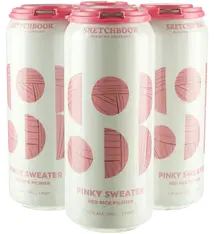 Sketchbook Brewing "Pinky Sweater" Pilsner Brewed with Red Rice 16oz 4pk