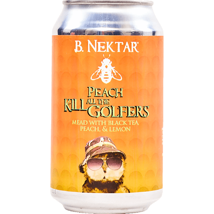 B. Nektar "Kill All The Golfers Peach" Mead with Black Tea Peach and Lemon 12oz 4pk