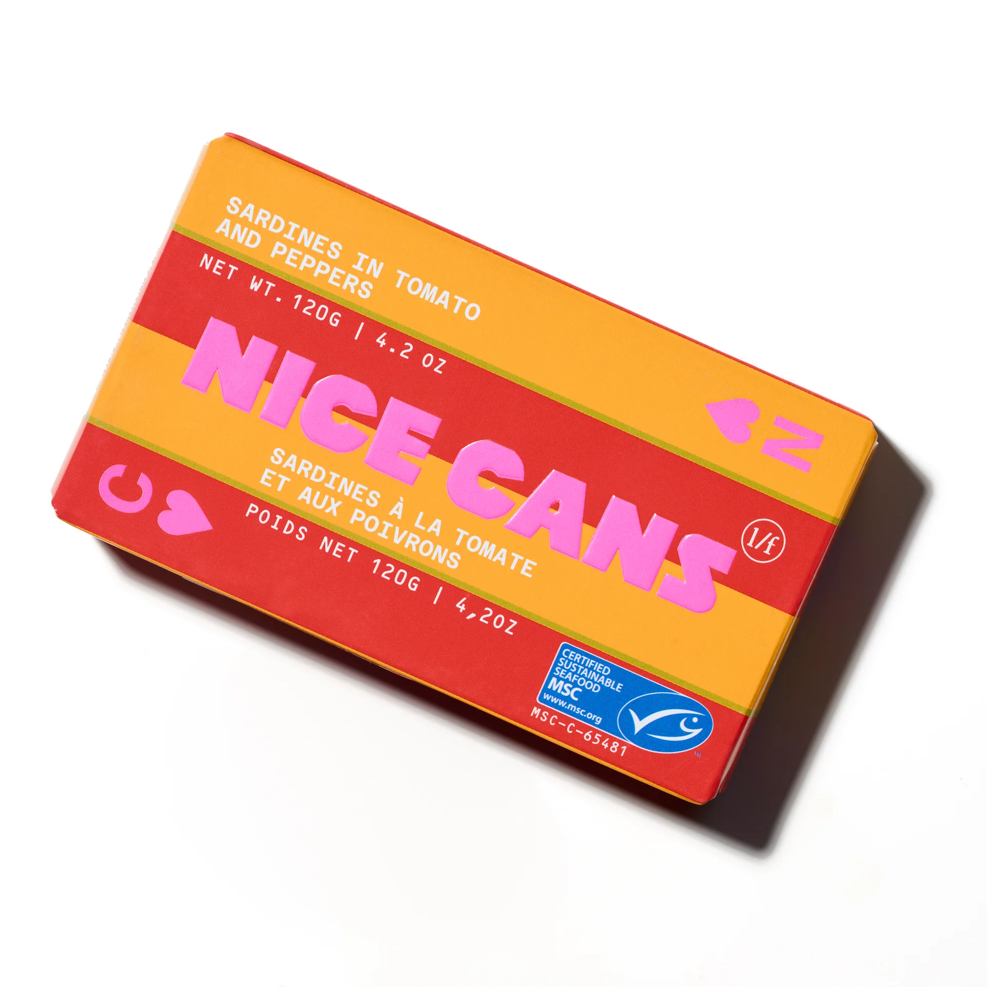 Nice Cans Sardines in Tomato and Peppers 4.2oz