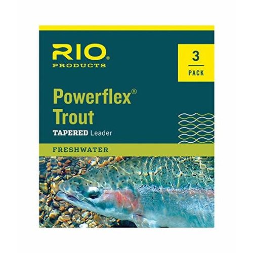 RIO Products Powerflex Trout Leader 3 Pack