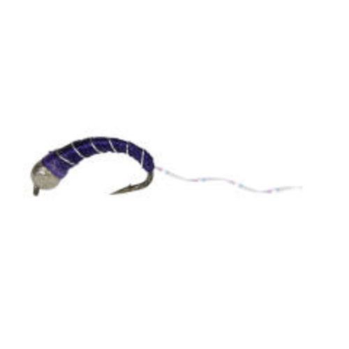 Holly Flies Tunghead Zebra Midge Purp Holly Flies Tunghead Zebra Midge Purp