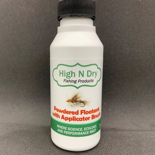 High N Dry Fishing Products High N Dry Powdered Floatant with Applicator Brush High N Dry Fishing Products High N Dry Powdered Floatant with Applicator Brush
