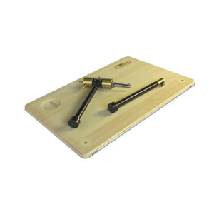 Nor-Vise Norvise Bamboo Mounting Board w/ Waste Basket