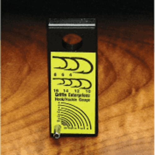 Hareline Griffin Hook and Hackle Gauge Hareline Griffin Hook and Hackle Gauge