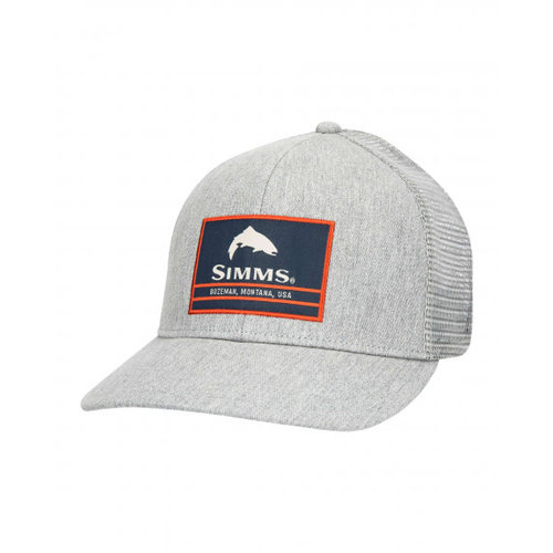 Simms Fishing Products Simms Original Patch Trucker Hat - Heather Grey Simms Fishing Products Simms Original Patch Trucker Hat - Heather Grey