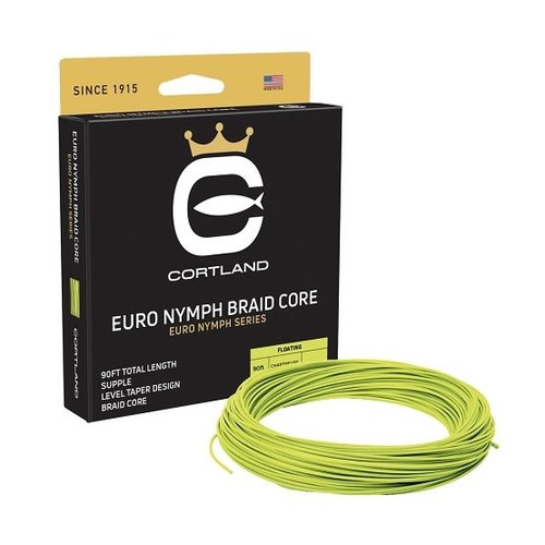 Cortland Line Company Cortland Hi-Vis Euro Nymph Braid Core Fly Line Cortland Line Company Cortland Hi-Vis Euro Nymph Braid Core Fly Line