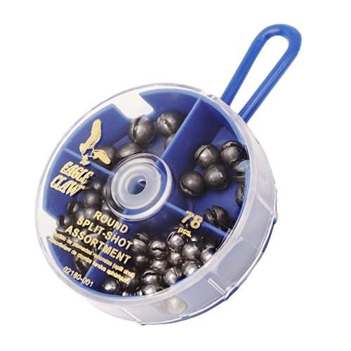 Eagle Claw Eagle Claw Round Split-Shot Sinker Assortment Eagle Claw Eagle Claw Round Split-Shot Sinker Assortment