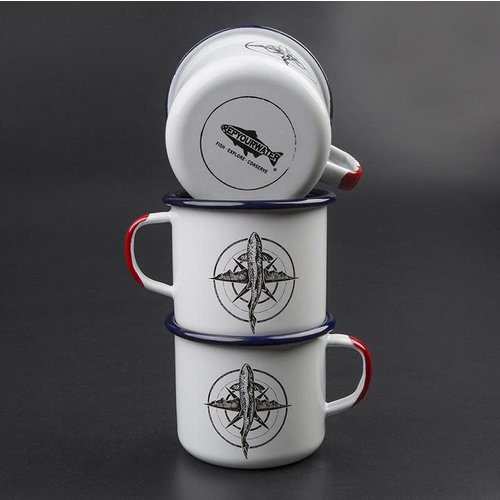 RepYourWater RepYourWater Brown Trout Compass Mug RepYourWater RepYourWater Brown Trout Compass Mug