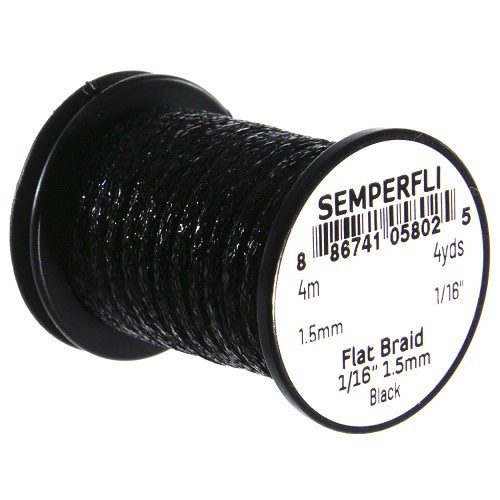 Semperfli Semperfli Flat 1.5mm 1/16" Flat Braids