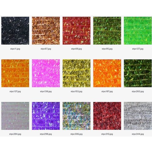 Hareline Solid & Krystal Tinsel Chenille Hareline Solid & Krystal Tinsel Chenille