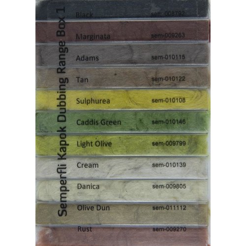 Semperfli Kapok Dubbing Full Selection Semperfli Kapok Dubbing Full Selection