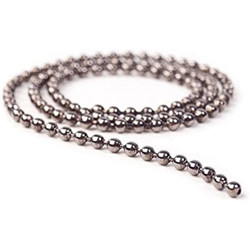 Hareline Stainless Steel Bead Chain Eyes Hareline Stainless Steel Bead Chain Eyes