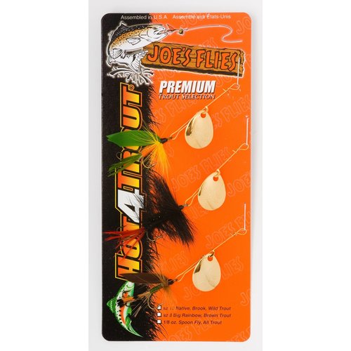 Joe's Flies Hot 4 Trout 3pk - Size 8 Joe's Flies Hot 4 Trout 3pk - Size 8
