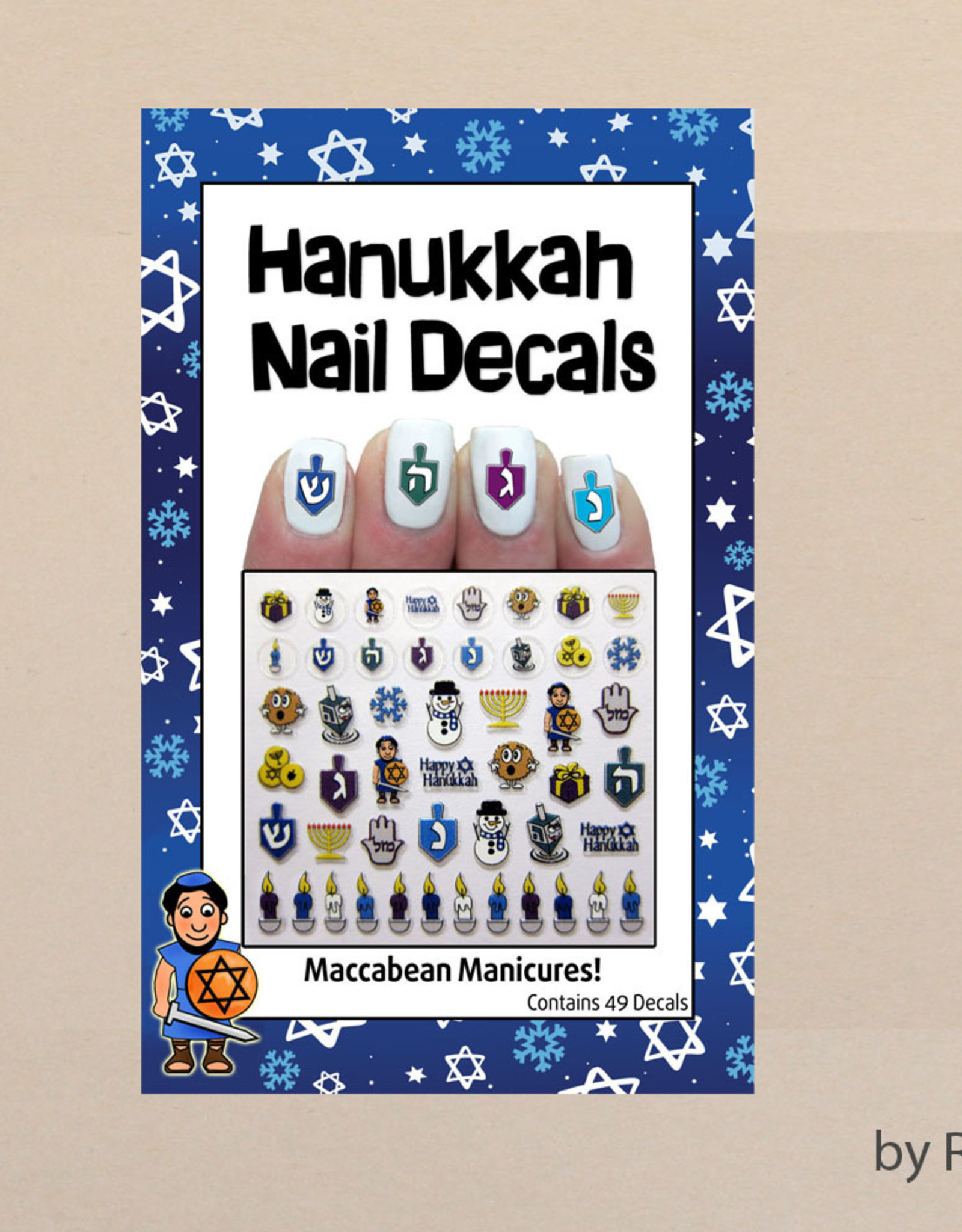 Chanukah, Hanukah Nail Decals