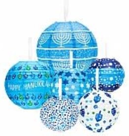 Chanukah, Hanukkah 6 Paper Lanterns
