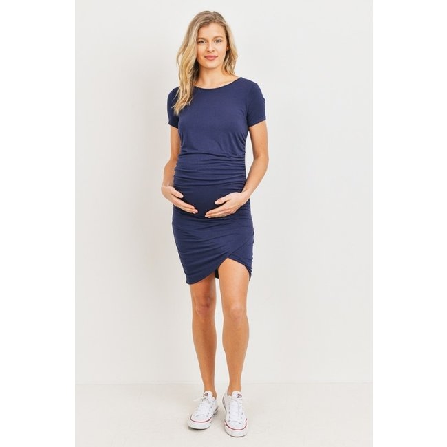 Ruched Side Maternity Dress - XL