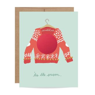Ugly Sweater Scratch-off Card