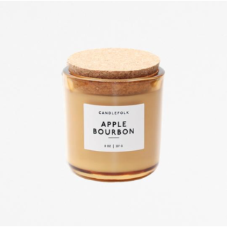 Apple Bourbon Tumbler Soy Candle