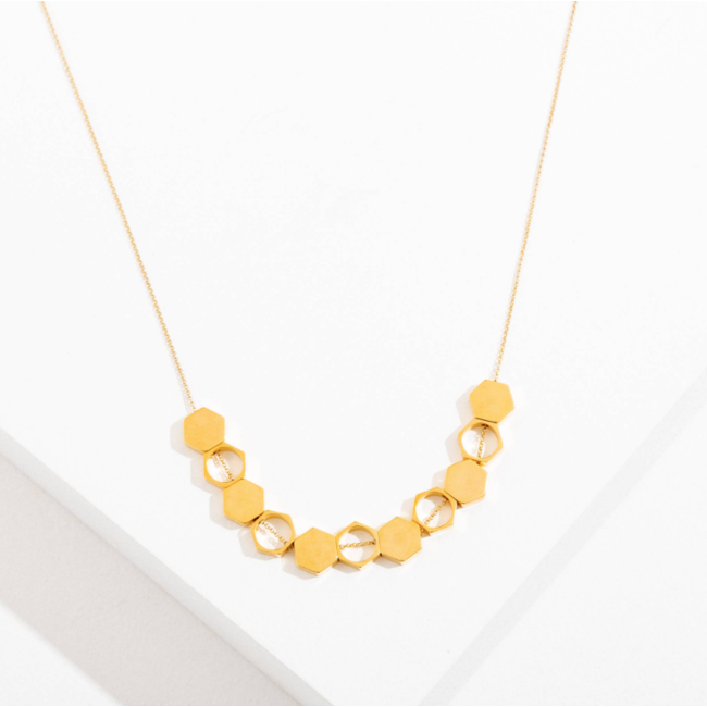 Shapes Necklace - Hexagon