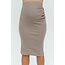 Structured Pleat Maternity Skirt