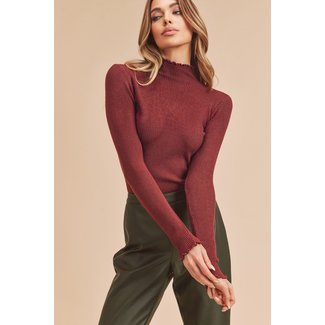 Marcey Ruffle Sweater