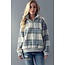 Dora Plaid Fleece Sweater