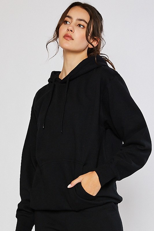 French Terry Boyfriend Hoodie Style Bar Boutique