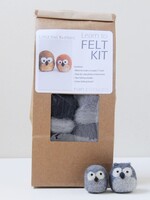 Owl felting kit