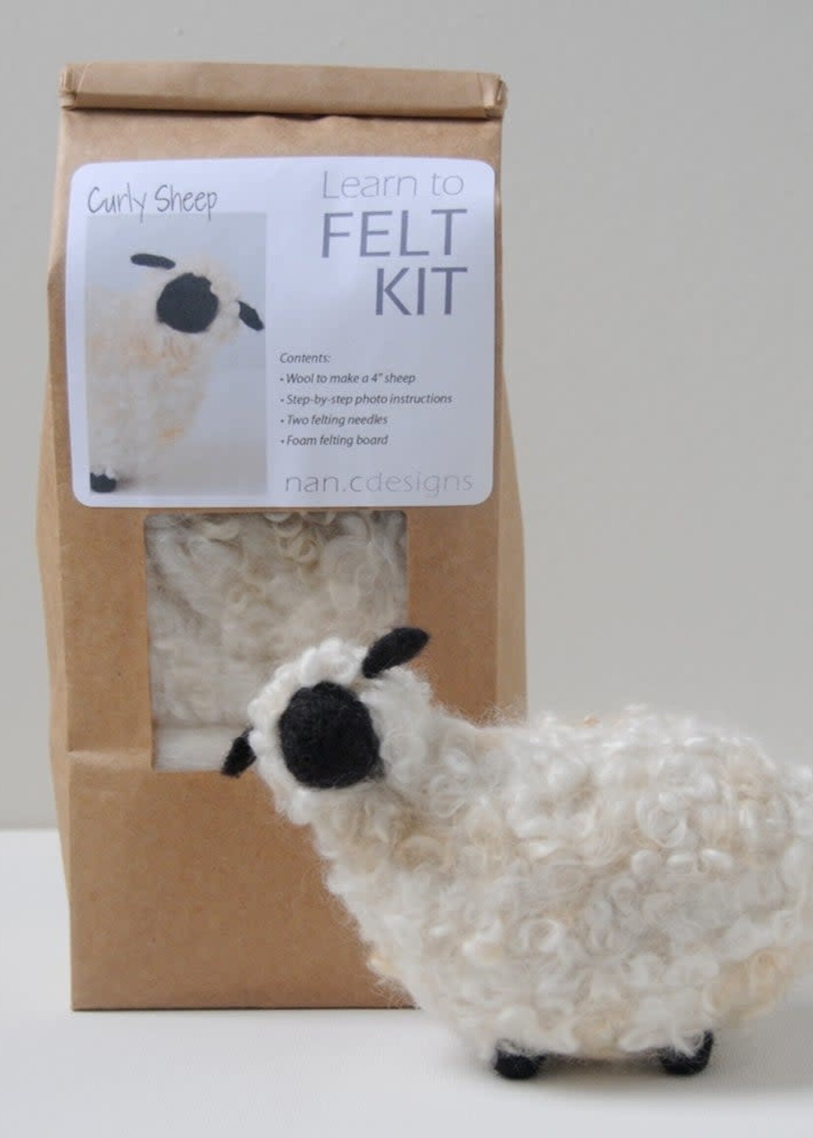 Sheep felting kit