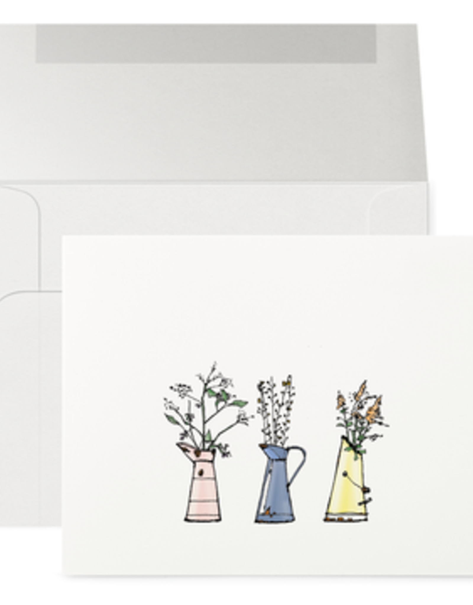 Petits Mots Petits Mots Card, 3 Vases