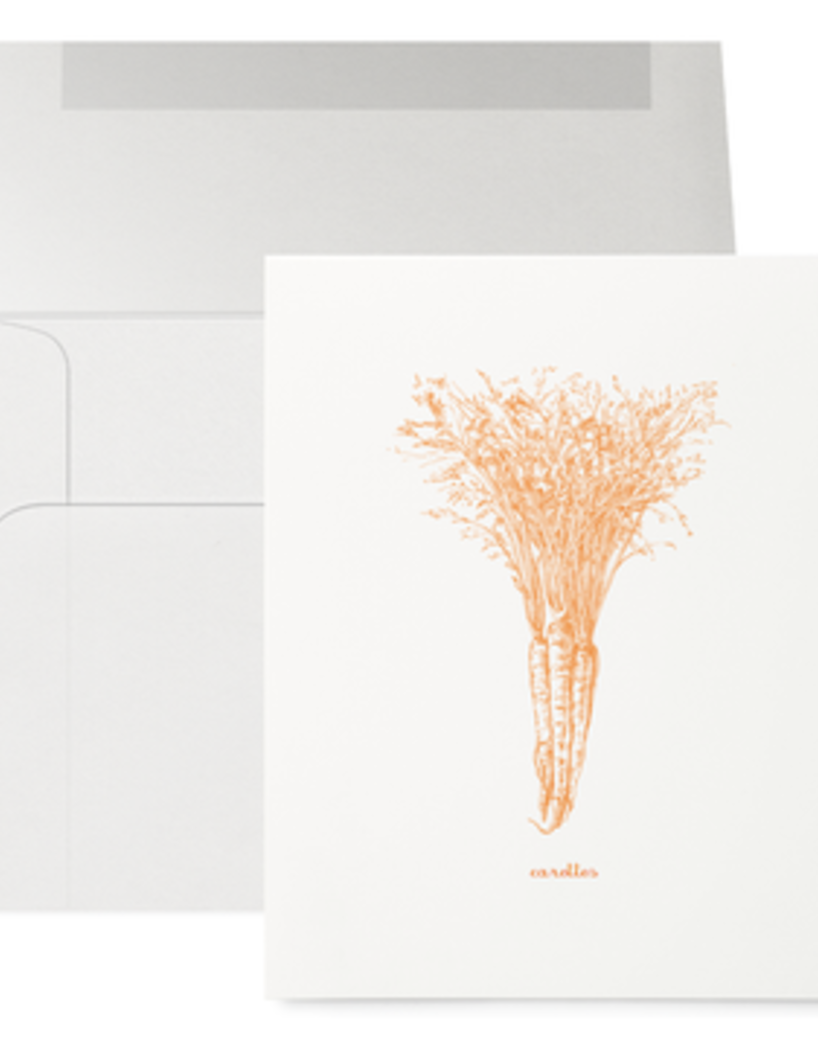 Petits Mots Petits Mots Card, Carrots