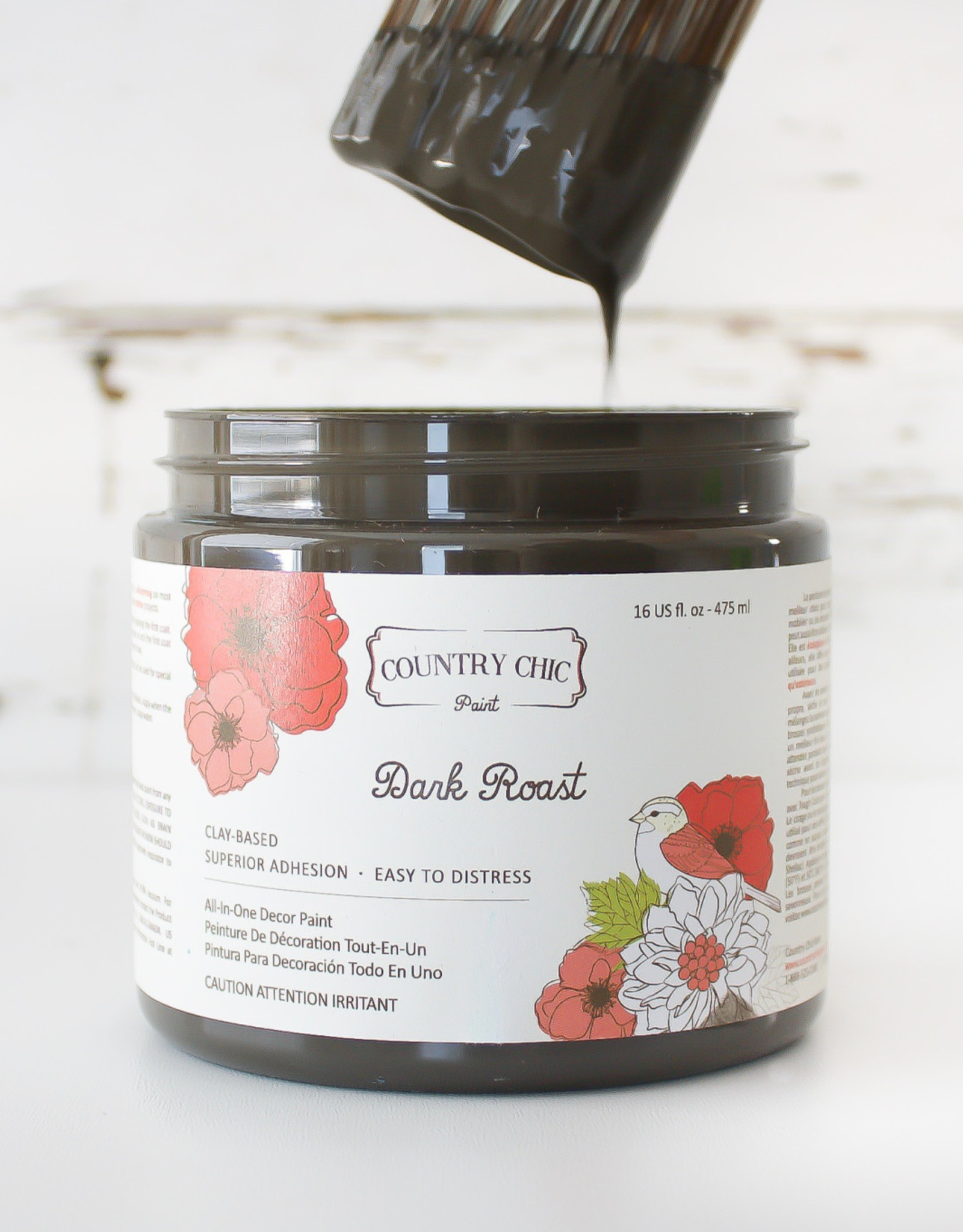 Country Chic Country Chic Paint Sample - 4oz Dark Roast