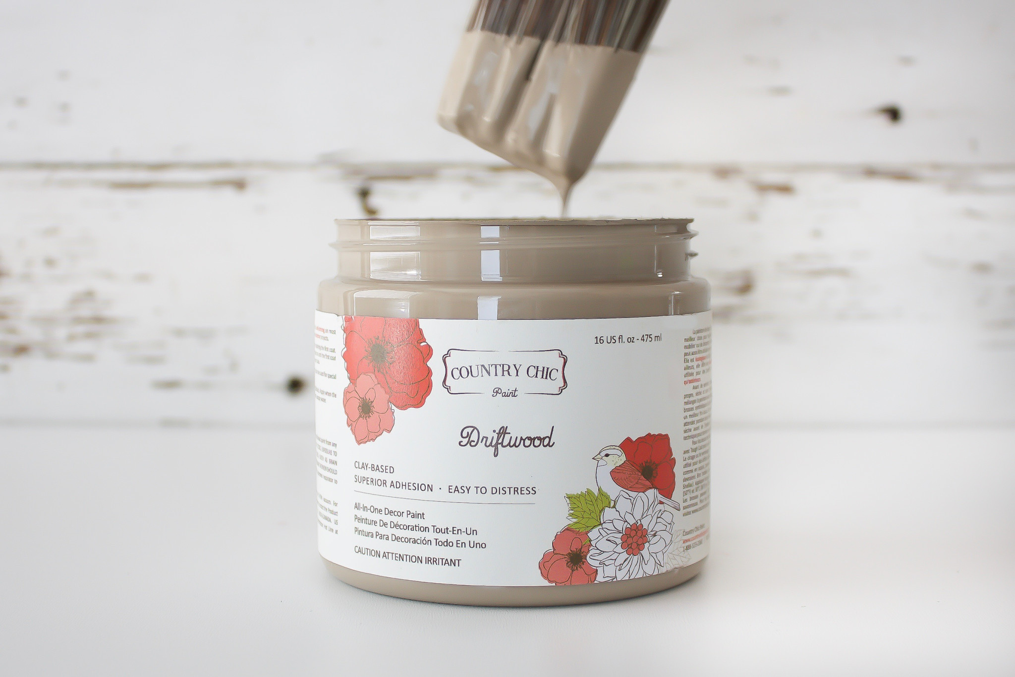 Country Chic Country Chic Paint Sample - 4oz Driftwood