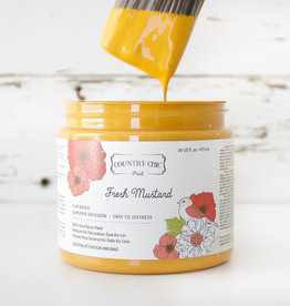 Country Chic Country Chic Paint Sample - 4oz Fresh Mustard