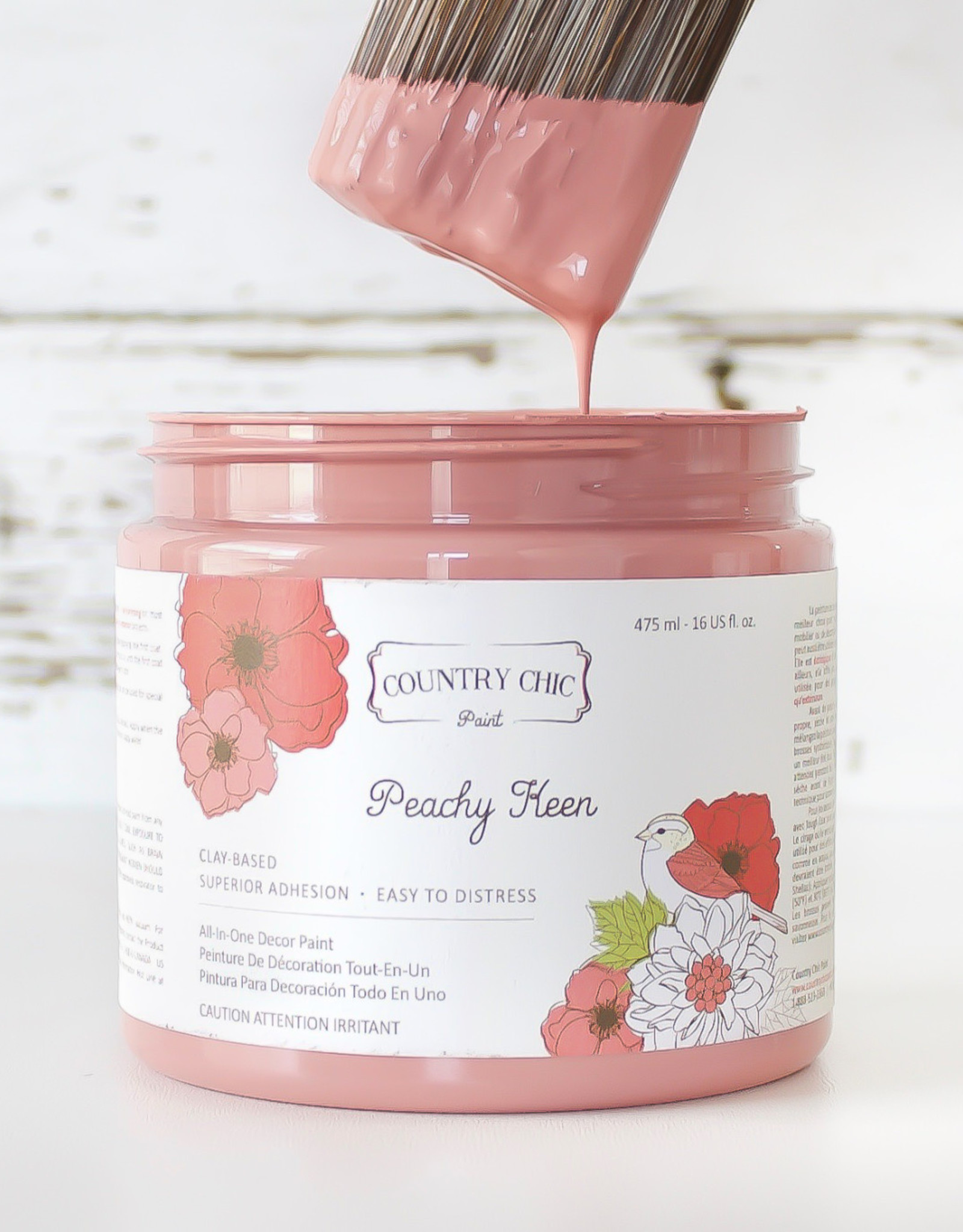 Country Chic Country Chic Paint Pint - 16oz Peachy Keen