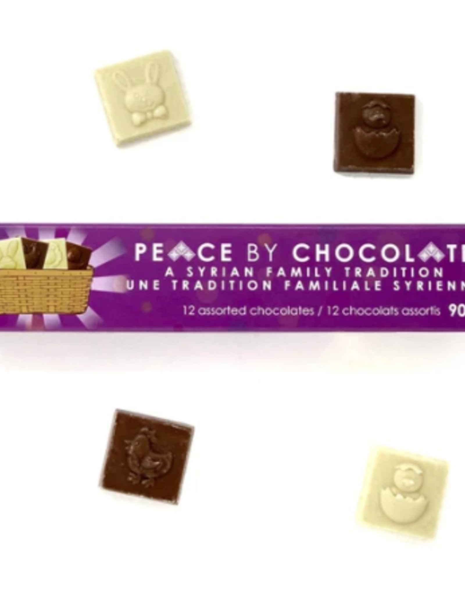 Peace by Chocolate Peace by Chocolate - Easter 12 squares/90g